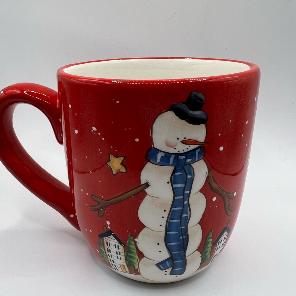 26 International Red Snowman Mug - Picture 2 of 7